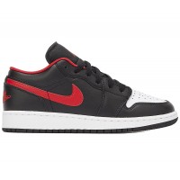 Подростковые кроссовки Jordan 1 Low White Toe (GS)