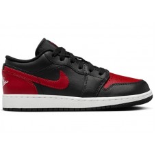Подростковые кроссовки Jordan 1 Low Bred Twist (GS)