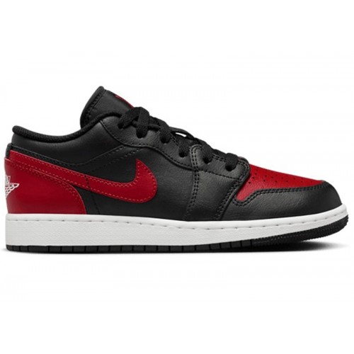Кроссы Jordan 1 Low Bred Twist (GS) - подростковая сетка размеров