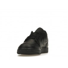 Подростковые Jordan 1 Low Triple Black (2022) (GS)