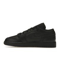 Подростковые Jordan 1 Low Triple Black (2022) (GS)