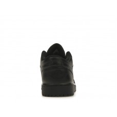 Подростковые Jordan 1 Low Triple Black (2022) (GS)