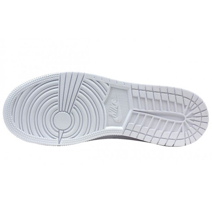 Air Jordan 1 Low GS Triple White - подростковая сетка размеров Air Jordan 1 Low GS Triple White - подростковая сетка размеров