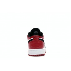 Подростковые Jordan 1 Low Black Toe (2019) (GS)