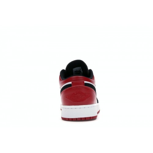Air Jordan 1 Low GS Black Toe - подростковая сетка размеров