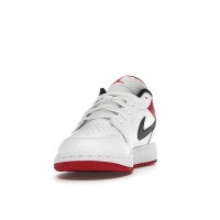 Подростковые Jordan 1 Low White Gym Red (GS)