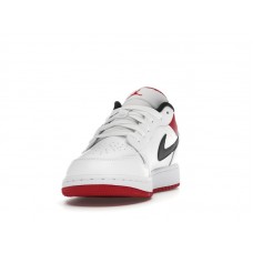 Подростковые Jordan 1 Low White Gym Red (GS)
