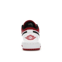 Подростковые Jordan 1 Low White Gym Red (GS)