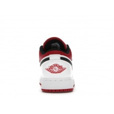Подростковые Jordan 1 Low White Gym Red (GS)