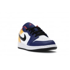Подростковые Jordan 1 Low Royal Yellow (GS)