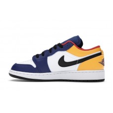 Подростковые Jordan 1 Low Royal Yellow (GS)