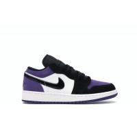 Подростковые кроссовки Jordan 1 Low Court Purple (GS)