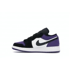 Подростковые Jordan 1 Low Court Purple (GS)