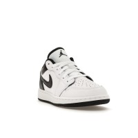Подростковые Jordan 1 Low White Black (GS)
