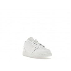 Подростковые Jordan 1 Low Triple White (2023) (GS)