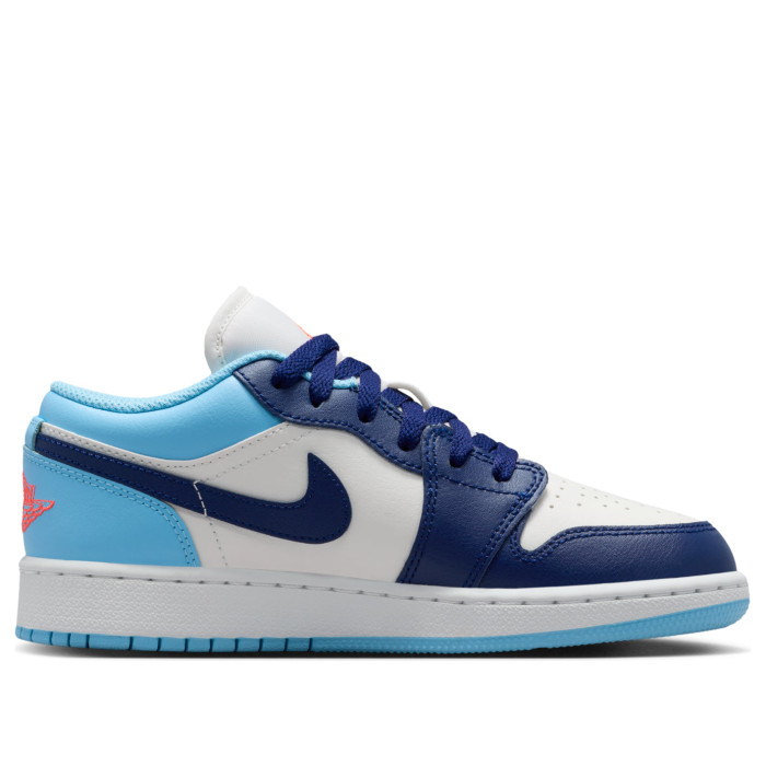 Air Jordan 1 Low GS Sail Blue Chill - подростковая сетка размеров Air Jordan 1 Low GS Sail Blue Chill - подростковая сетка размеров
