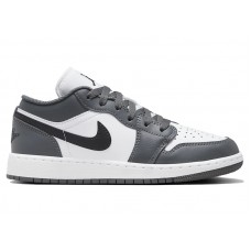 Подростковые кроссовки Jordan 1 Low Iron Grey (GS)