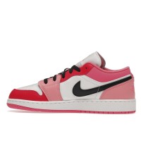 Подростковые Jordan 1 Low Pink Red (GS)