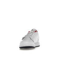 Подростковые Jordan 1 Low White Gym Red Black (GS)
