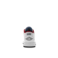 Подростковые Jordan 1 Low White Gym Red Black (GS)