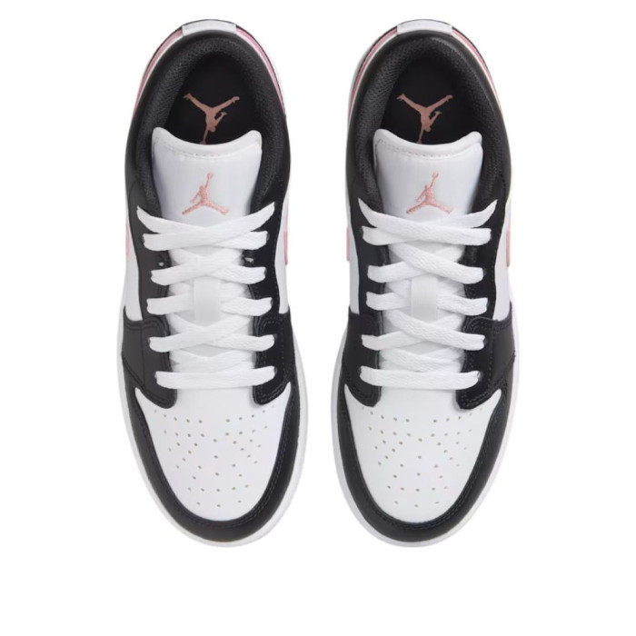 Air Jordan 1 Low GS Black Rust Pink - подростковая сетка размеров Air Jordan 1 Low GS Black Rust Pink - подростковая сетка размеров