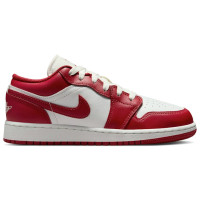 Подростковые Jordan 1 Low Summit White Varsity Red (GS)