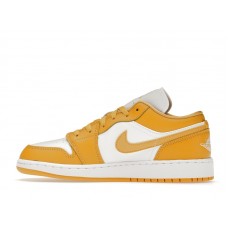 Подростковые Jordan 1 Low White Pollen (GS)
