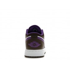 Подростковые Jordan 1 Low Purple Mocha (GS)