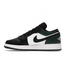 Подростковые Jordan 1 Low Green Toe (GS)