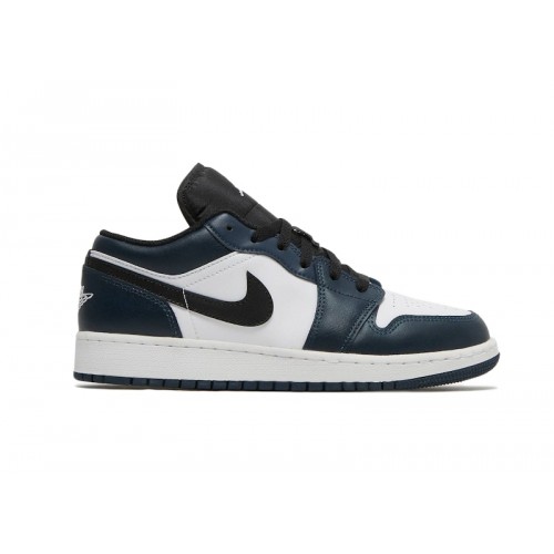 Air Jordan 1 Low GS Armory Navy - подростковая сетка размеров