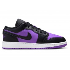 Подростковые кроссовки Jordan 1 Low Purple Venom (GS)