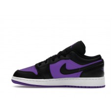 Подростковые Jordan 1 Low Purple Venom (GS)