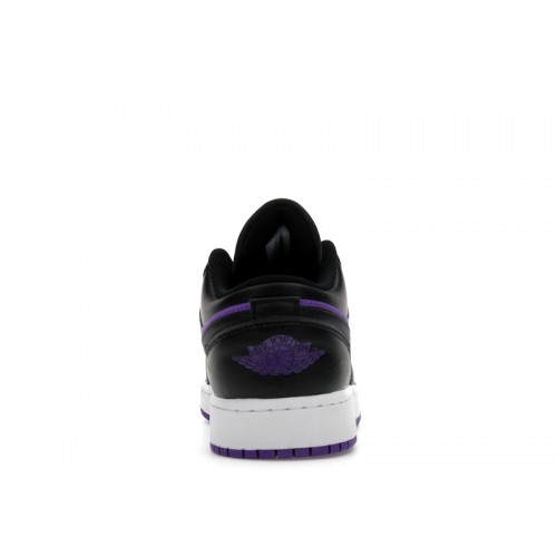 Air Jordan 1 Low GS Purple Venom - подростковая сетка размеров