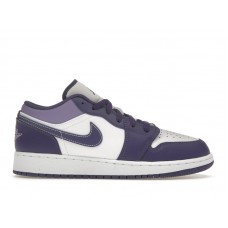 Подростковые кроссовки Jordan 1 Low Sky J Purple (GS)