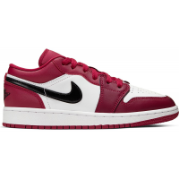 Подростковые кроссовки Jordan 1 Low Noble Red (GS)
