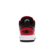 Подростковые Jordan 1 Low Gym Red Black Pebbled (GS)
