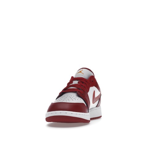 Кроссы Jordan 1 Low Cardinal Red (GS) - Подростковая сетка размеров