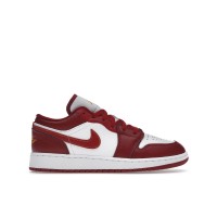 Подростковые кроссовки Jordan 1 Low Cardinal Red (GS)
