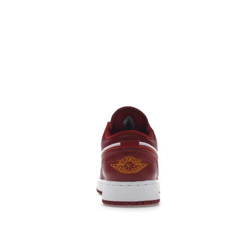 Кроссы Jordan 1 Low Cardinal Red (GS) - Подростковая сетка размеров