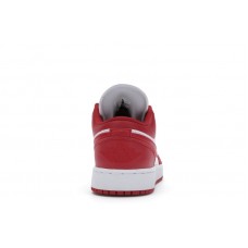 Подростковые Jordan 1 Low Gym Red White (GS)