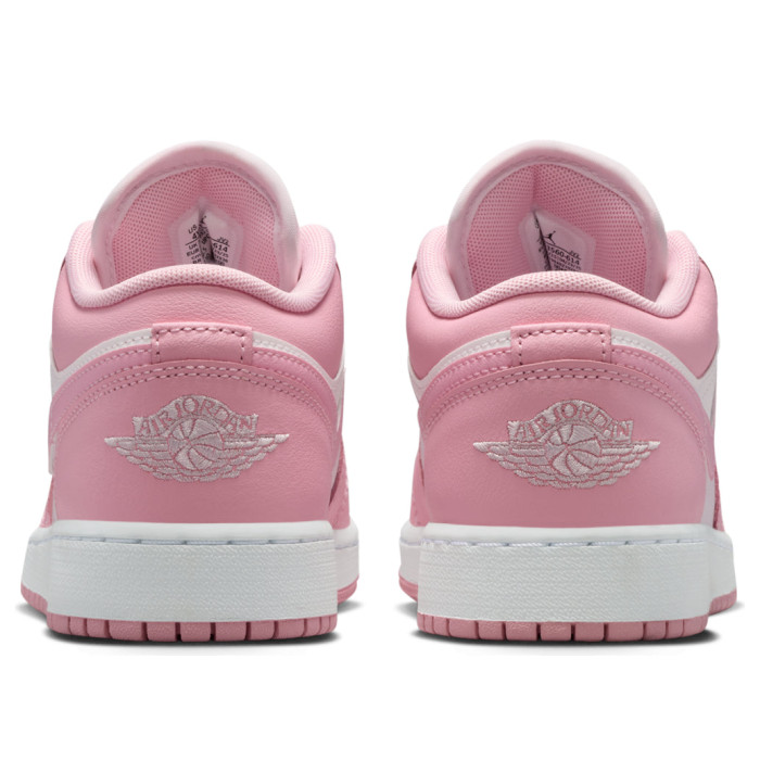 Air Jordan 1 Low GS Medium Soft Pink/White/Pearl Pink - подростковая сетка размеров Air Jordan 1 Low GS Medium Soft Pink/White/Pearl Pink - подростковая сетка размеров
