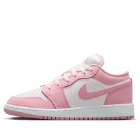 Подростковые Jordan 1 Low Medium Soft Pink White (GS)