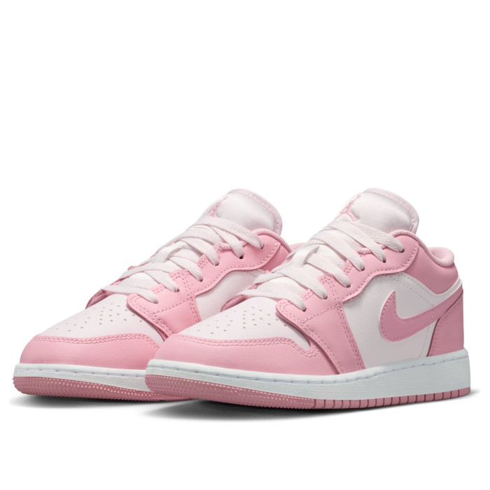 Air Jordan 1 Low GS Medium Soft Pink/White/Pearl Pink - подростковая сетка размеров Air Jordan 1 Low GS Medium Soft Pink/White/Pearl Pink - подростковая сетка размеров