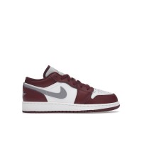 Подростковые кроссовки Jordan 1 Low Bordeaux (GS)