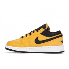 Подростковые Jordan 1 Low University Gold Black (GS)