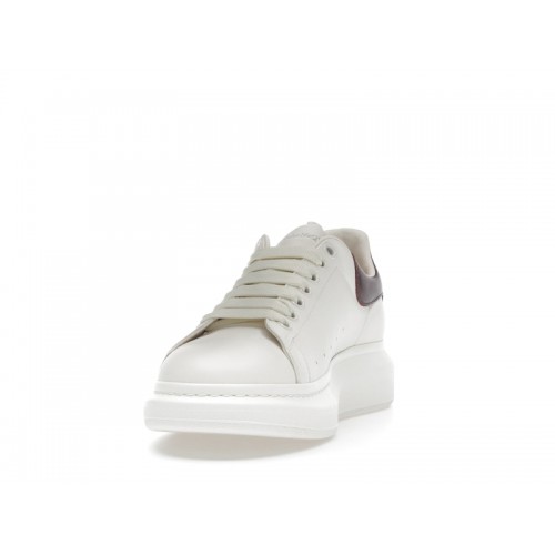 Alexander McQueen Oversized Off-White Bordeaux - мужская сетка размеров