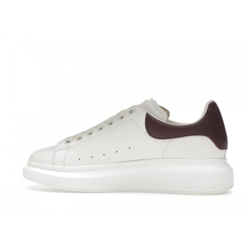 Alexander McQueen Oversized Off-White Bordeaux - мужская сетка размеров