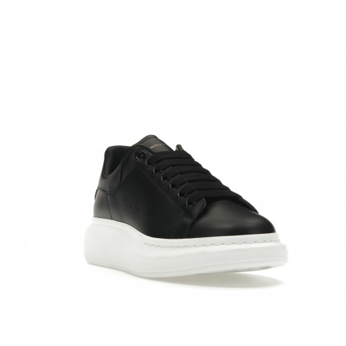 Кроссы Alexander McQueen Oversized Black White Sole - мужская сетка размеров