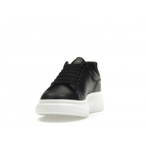 Кроссы Alexander McQueen Oversized Black White Sole - мужская сетка размеров
