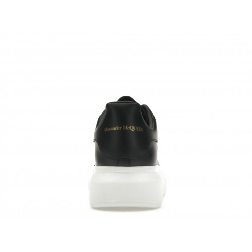 Кроссы Alexander McQueen Oversized Black White Sole - мужская сетка размеров